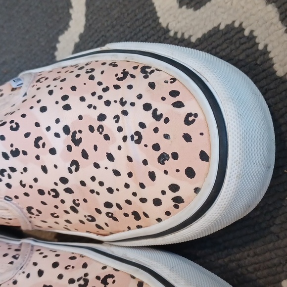 Vans Leila Hurst Animal Print Slip On Sneakers Women's 10 - Picture 4 of 16
